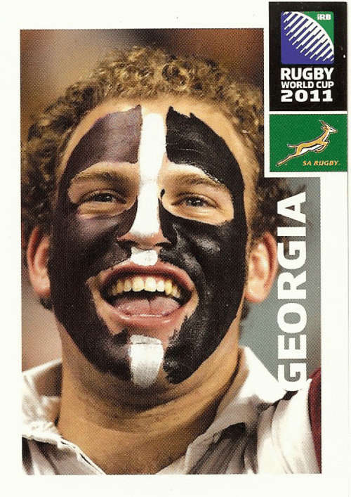 2011 Rugby World Cup - Georgia Fans Card - Card No 037 - Mint