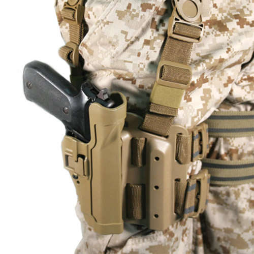 BLACKHAWK! Serpa Level 3 Tactical Brown Glock 17 Holster,