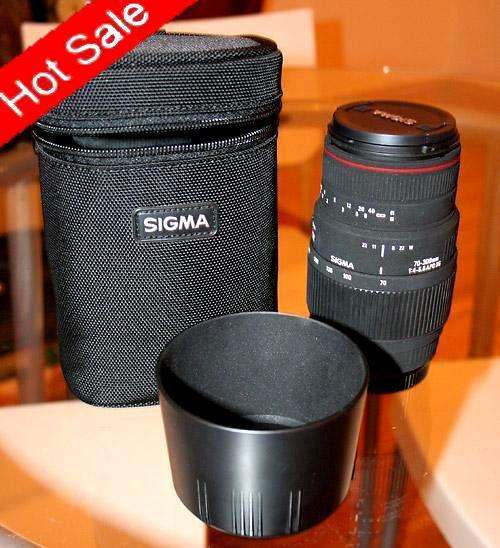 Sigma Telephoto 70-300mm f/4-5.6 APO DG Macro AF Lens/NIKON MOUNT "BRAND NEW"