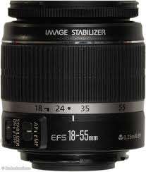 Canon EFS 18-55mm lens f/3.5-5.6 IS Lens"NEW" KENKO UV/ BOTH LENS CAPS