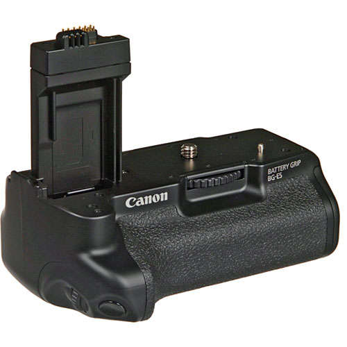 Canon battery grip for EOS 450D, 500D, 1000D - hold 2 x LP-E5 (BG-E5)