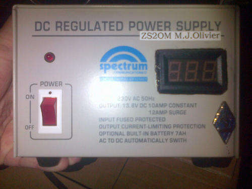 SPECTRUM DC REGULATED POWER SUPPLY 12 AMP + LCD DISPLAY