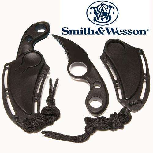 TACTICAL SMITH&WESSON BEAR CLAW KNIFE + KARAMBIT BELT SHEATH + SCABBARD MULTITOOL