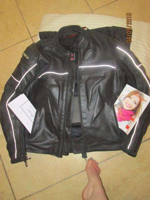 JAG Size Large JAG Protective Leather Jacket