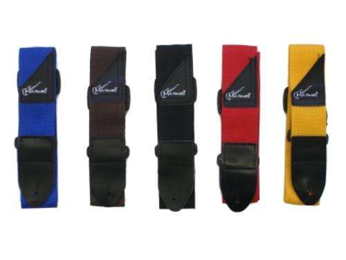Maxwell 50mm (2") Nylon Guitar Straps With Pick Pouch