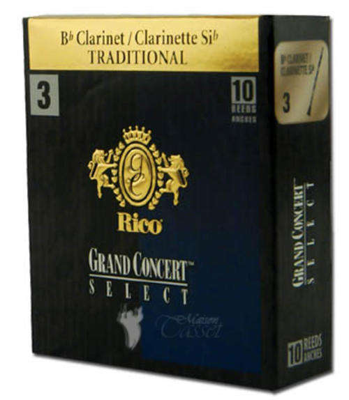 Rico Grand Concert Select Bb Clarinet Reeds [Strengths #2.5 & #3]
