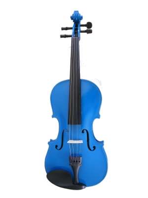 Flame Lily Violin (Spruce Top, Maple Back & Sides) (Blue) [Full Size]
