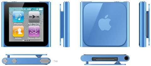 IPod Nano 6th Generation 16GB BRAND NEW SEALED!!! (Blue)