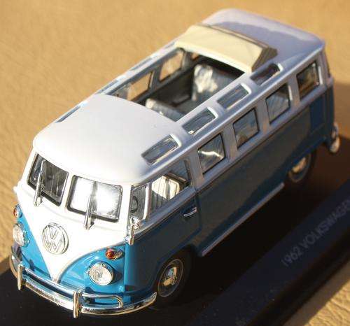 Adorable Blue 1962 VolksWagen Microbus by Road Signature