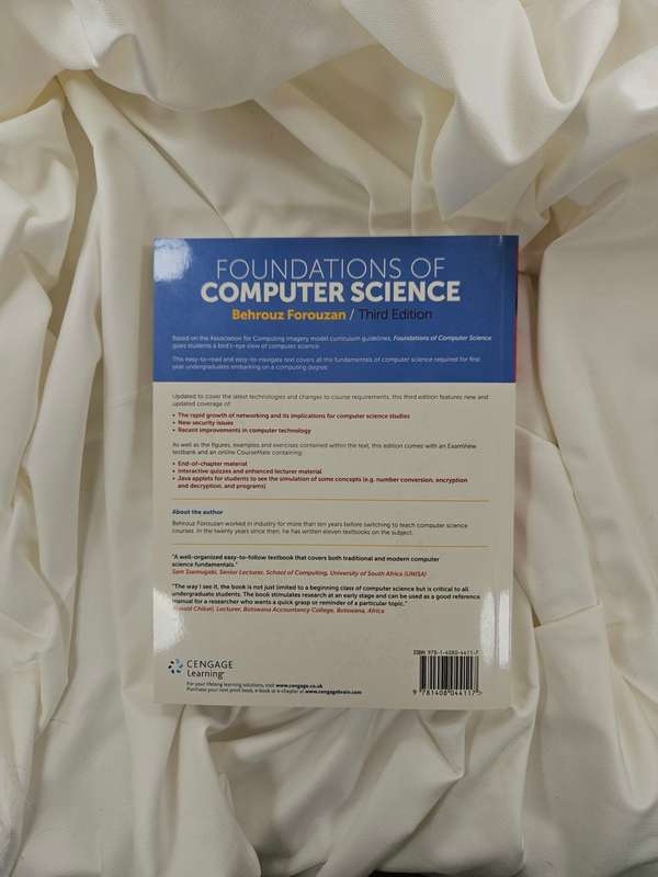 Foundations of Computer Science: Third Edition by Behrouz Forouzan - Paperback