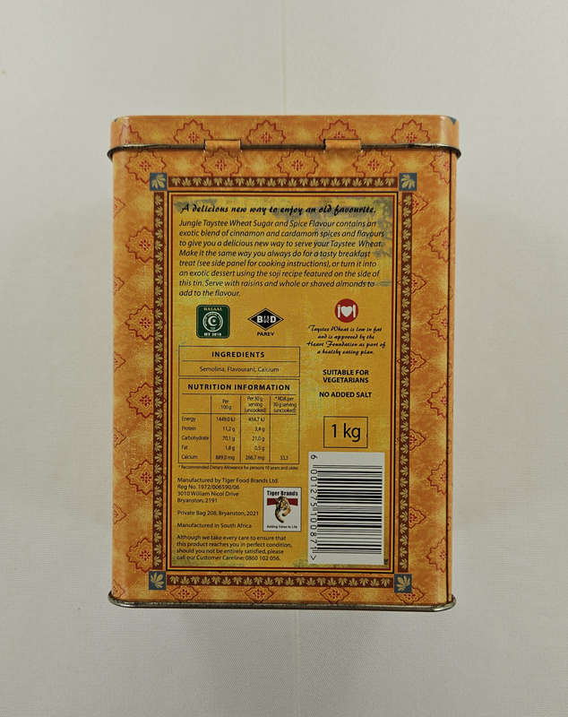Jungle Taystee Wheat Sugar & Spice Flavour Tin