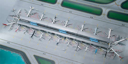 Airport Terminal Building 1/400 Scale (GJARPTA)