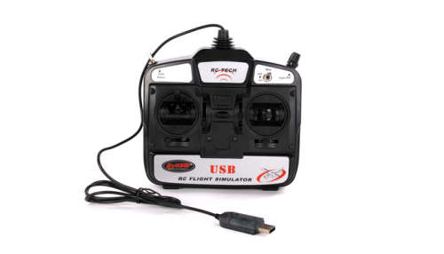 Dynam 6CH USB RC Flight Simulator for Radio Controlled Airplanes and Helicopters - Dynam