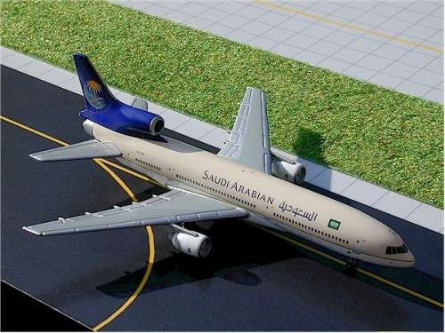 Lockheed L-1011-385-1-15 TriStar Saudi Arabian - 1/400 Scale (GJSVA166)(TAS002196)(Gemini Jets)