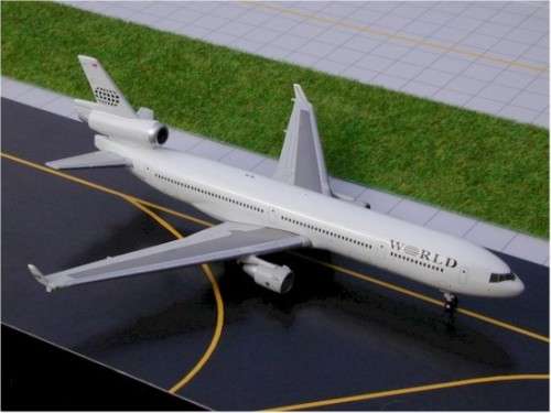 McDonnell Douglas MD-11 World Airways - 1/400 Scale (GJWOA152)(Gemini Jets)