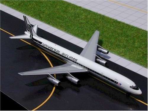 Douglas DC-8-61 Universal Airlines - 1/400 Scale (GJUVA095)(TAS008199)(Gemini Jets)