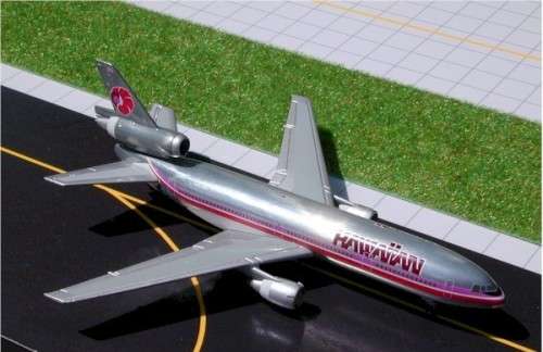 Douglas DC-10-30 Hawaiian Airlines - 1/400 Scale (GJHAL120)(Gemini Jets)