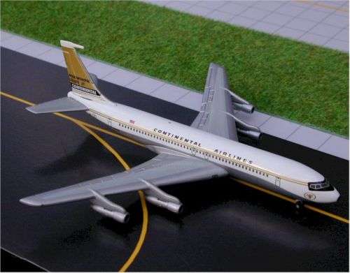 Boeing 707-320 Continental Airlines - 1/400 Scale (TAS001531)(GJCOA054)(Gemini Jets)