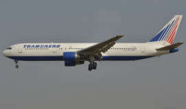 TransAero 767-300 EL-DFS - 1/400 Scale (TAS002608)(ACT50037)(AeroClassics)