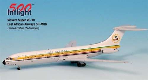 Vickers Super VC-10 East African Airways - 1/500 Scale (IF5SUVC001)(TAS016784)(Inflight 500)