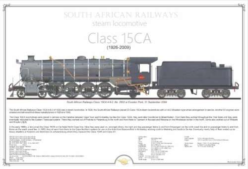 South African Railways Class 15CA Steam Locomotive (PVT-15CA)