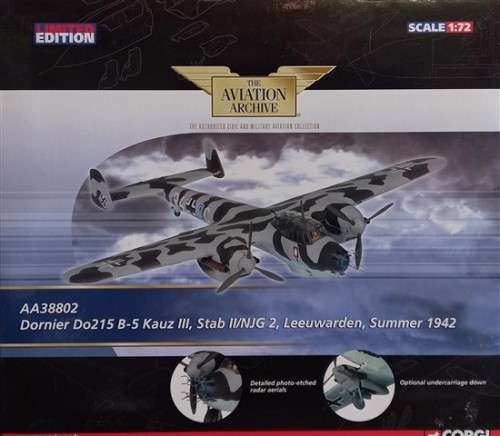 Dornier Do.215 B-5 Luftwaffe - 1/72 Scale (AA38802)(TAS018490)(Corgi)