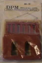 One Storey Wall sections with Arched Windows - H0 Scale (DPM301-12)(TAS016017)(DPM)