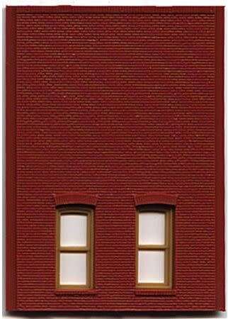 Two Storey Rectangular Windows Low - H0 Scale (DPM301-37)TAS016786)(Design Preservation Models)
