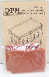 One Storey Blank Walls - H0 Scale (DPM301-13)(TAS016717)(Design Preservation Models)