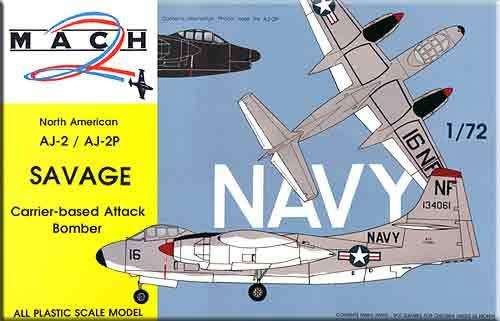 North American AJ-2 Savage - 1/72 Scale (GP.006)(Mach 2)