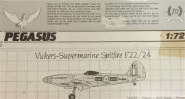 Supermarine Spitfire F22/F24 - 1/72 Scale (PEG1020)(TAS016950)(Pegasus Models)