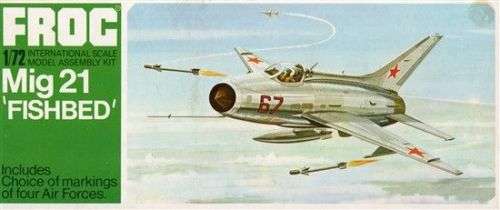 MiG-21 Fishbed - 1/72 Scale (F263)(Frog)