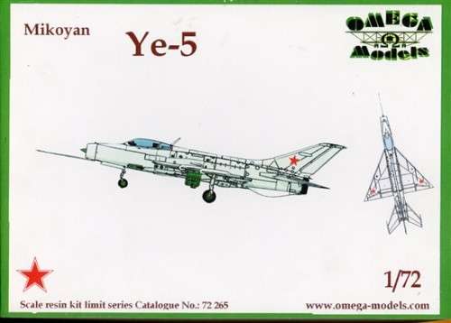 Mikoyan Ye-5 - 1/72 Scale (OM72265)(Omega Models)