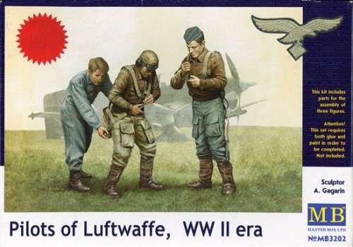 Luftwaffe WWII Pilots - 1/32 Scale (MB3202)(Master Box LTD)