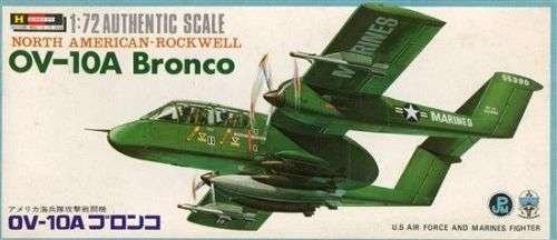 North American Rockwell OV-10A Bronco - 1/72 Scale (JS-022)(Hasegawa)