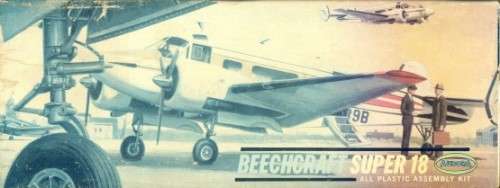 Beechcraft Super 18 - 1/60 Scale (AU83-79)(Aurora)