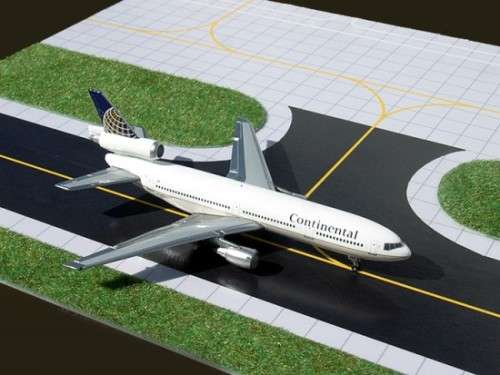 Douglas DC-10-30 Continental Airlines - 1/400 Scale (GJCOA080)(Gemini Jets)