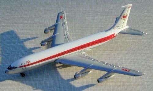 Boeing 707-331B TWA - 1/400 Scale (GJTWA029)(TAS002763)(Gemini Jets)