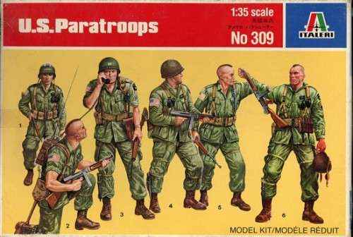 US Paratroops - 1/35 Scale (IT309)(Italeri)