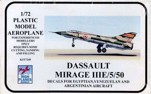 Mirage IIIE/5/50 - 1/72 Scale (HPM7249)(High Planes Models)