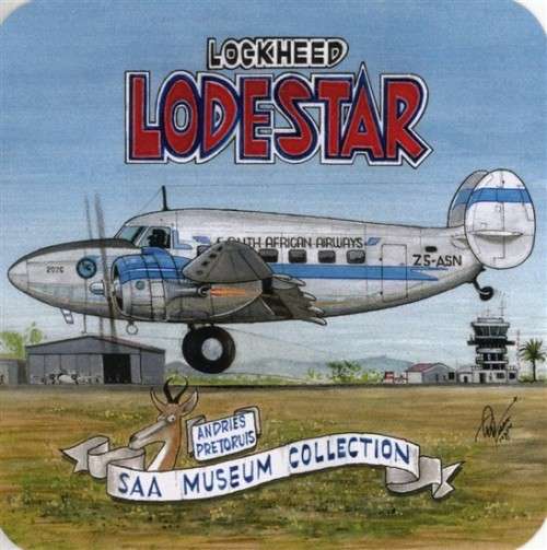 Lockeed Lodestar ZS-ASN Sticker (STICK3)(TAS Hobbies)