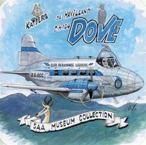 SAA Museum De Havilland Dove Sticker (STICK9)(TAS Hobbies)
