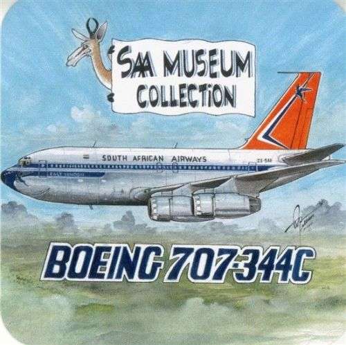 SAA Museum Boeing 707-344C Sticker (STICK10)(TAS Hobbies)