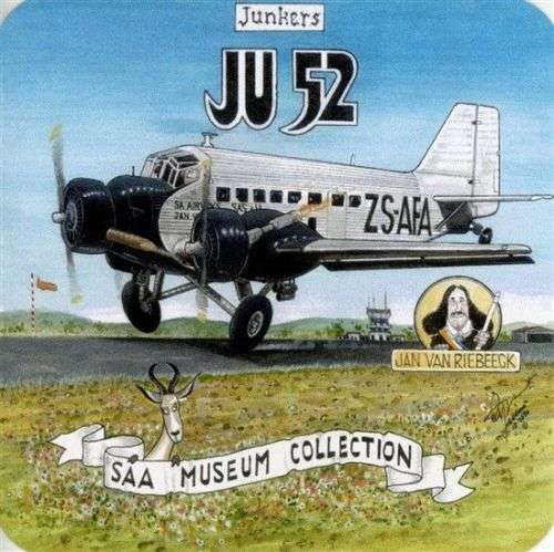 SAA Museum Junkers Ju.52 Sticker (STICK11)(TAS Hobbies)