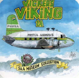 SAA Museum Vickers Viking 1A Sticker (STICK12)(TAS Hobbies)