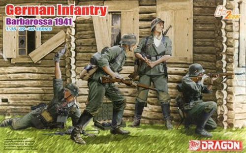 German Infantry Barbarosse 1941 - 1/35 Scale (Dragon 6580)