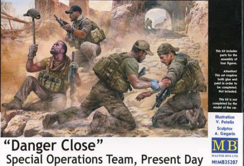 `Danger Close` Special Operations Team - Present Day - 1/35 Scale (Master Box MB35207)