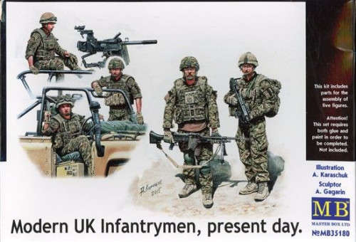 Modern UK Infantry - Present Day - 1/35 Scale (Master Box MB35180)