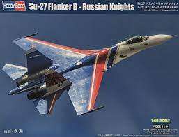 SUKHOI SU-27 FLANKER B RUSSIAN KNIGHTS - 1/\48 HB81776 Hobby Boss
