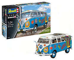 VW T1 Samba Bus `Flower Power` - 1/24 REV07050 Revell